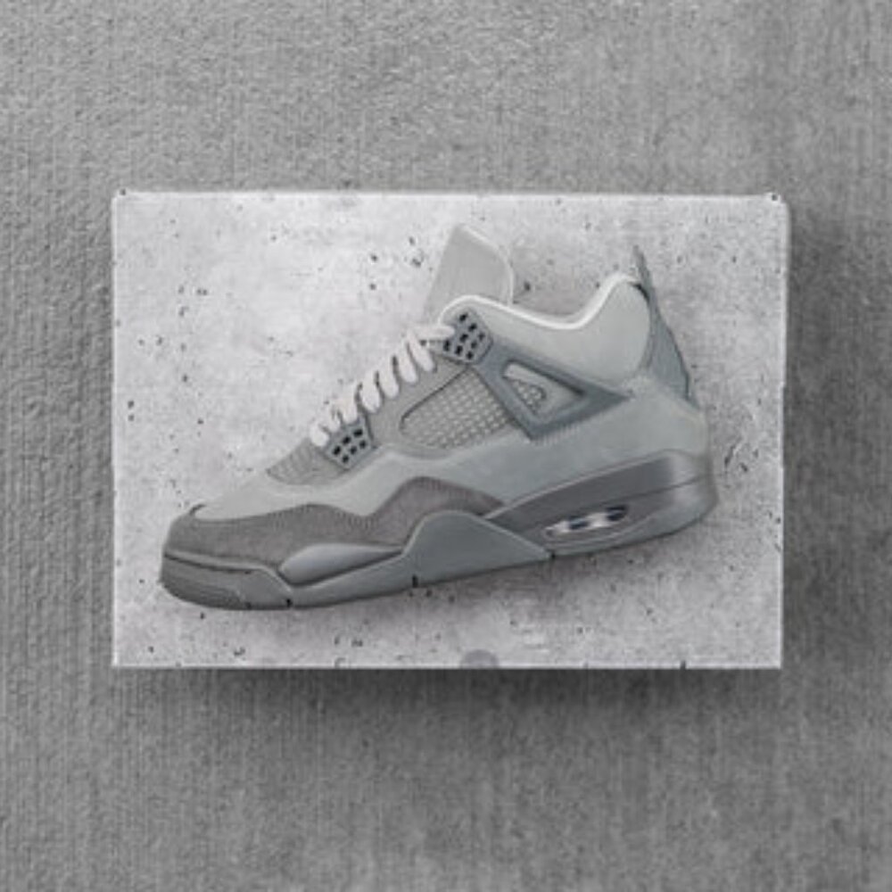 GRADE SCHOOL (WET CEMENT) JORDAN 4s